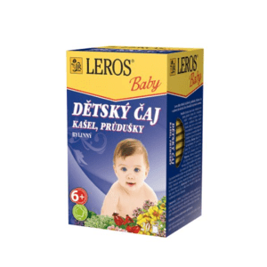 LEROS Baby detský čaj na kašeľ a priedušky 20 x 1,5 g
