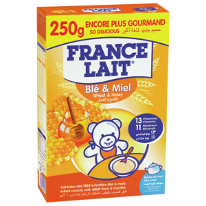 FRANCE LAIT Pšeničná mliečna kaša medová 250g 250g