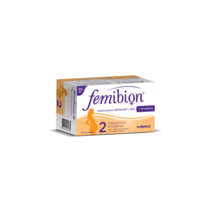 Femibion 2 Kys. listová a METAFOLIN+DHA+Vit.D3 30tbl+30cps tbl 30+cps 30