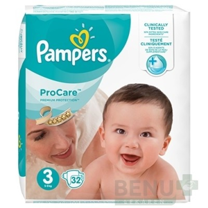 PAMPERS ProCare PREMIUM protection 3 32ks
