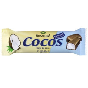 ALNATURA Mliečna čokoládovo-kokosová tyčinka 40g