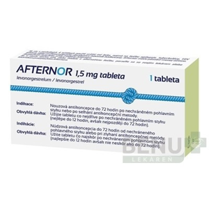 AFTERNOR 1,5 mg tableta tbl 1x1,5mg