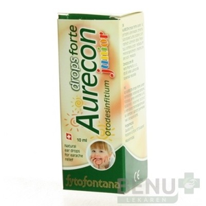 FYTOFONTANA Aurecon drops forte junior ušné kvapky s obsahom rastlinných extraktov 10ml