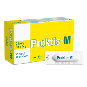 PROKTIS-M rektálne čapíky 10ks