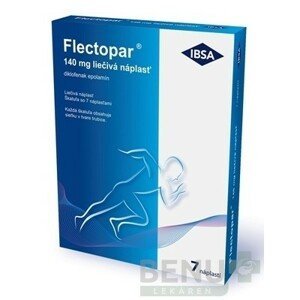 Flectopar liečivá náplasť emp med 7ks