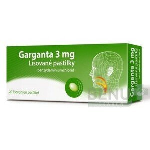 Garganta 3 mg 20ks