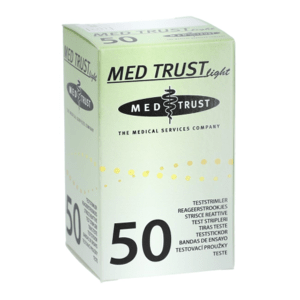MED TRUST Light testovacie prúžky 1bal