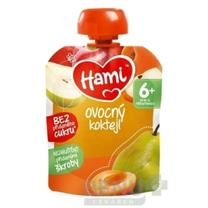 HAMI Ovocná kapsička ovocný koktejl 90 g