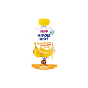 HiPP Hippis sport hruška, pomaranč, mango, banán, ryža 120 ml