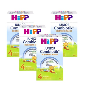 HiPP 4 JUNIOR Combiotik (4-Balenie) 4x600 g (2400 g)