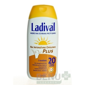 Ladival P+T Plus SPF 20 mlieko 200ml