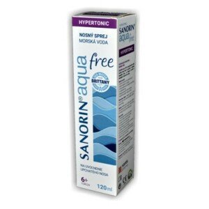 SANORIN Aqua free nosový sprej 120 ml