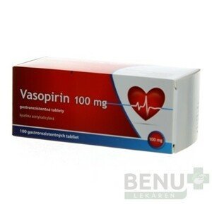 Vasopirin 100 mg tbl ent 1x100ks