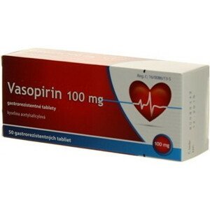 Vasopirin 100 mg tbl ent 1x50ks