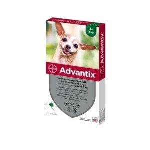 Advantix Spot-on pre psy do 4 kg 1x0,4ml