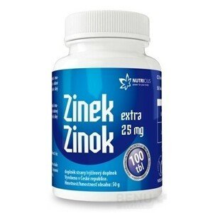 NUTRICIUS Zinok EXTRA 25 mg tbl 100