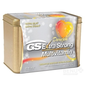 GS Extra Strong Multivitamín darček 2019 tbl (zlatá dóza) 60+60 (120 ks)