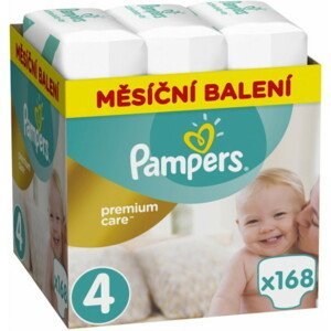 PAMPERS Premium care 4 168 ks