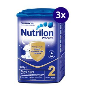 NUTRILON 2 Pronutra good night 800 g - balenie 3 ks