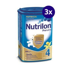 NUTRILON 4 Pronutra vanilla 800 g - balenie 3 ks