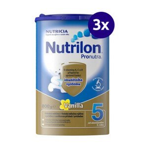 NUTRILON 5 Vanilla 800 g - balenie 3 ks