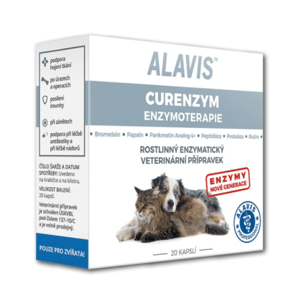 ALAVIS Enzymoterapia pre psy a mačky 80 kapsúl