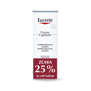 EUCERIN DermoCapillaire hypotolerantný šampón set 2x250 ml