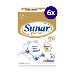 SUNAR Premium 3 600 g - balenie 6 ks