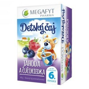 MEGAFYT Detský čaj jahoda a čučoriedka 20x2 g