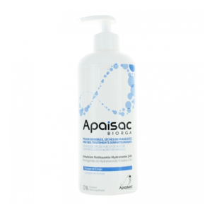 APAISAC BIORGA 24h hydratačný čistiaci krém, modrá rada 400 ml