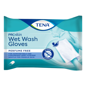 TENA Wet vlhčené rukavice na umývanie 8 kusov