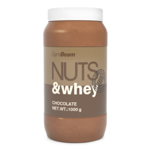 GYMBEAM Proteínové arašidové maslo Nuts & Whey príchuť čokoláda 1 kg