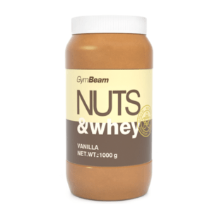 GYMBEAM Proteínové arašidové maslo Nuts & Whey príchuť vanilka 1 kg