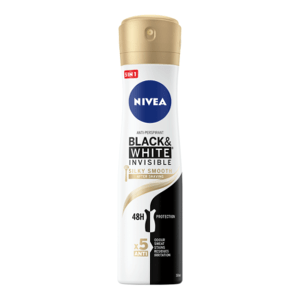 NIVEA Anti-perspirant black & white silky smooth sprej 150 ml