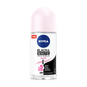 NIVEA Anti-perspirant black & white clear guľôčkový 50 ml