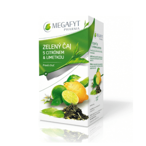 MEGAFYT Zelený čaj s citrónom & limetkou 20 x 1,5 g