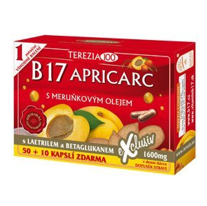 Terezia B17 Apricarc s marhuľovým olejom 60 kapsúl