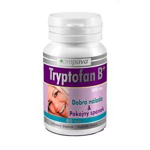Kompava Tryptofan B+ 500 mg 60 kapsúl