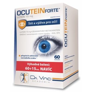 Ocutein FORTE Luteín 15 mg - DA VINCI 75 kapsúl