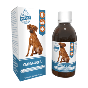 Topvet OMEGA-3 Olej pre psov 200 ml