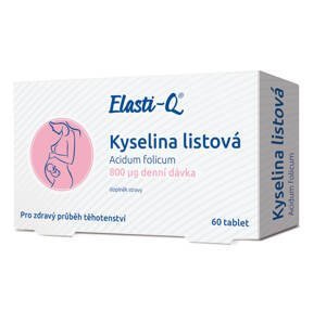 Elasti-Q Kyselina listová 800 μg, 60 tabliet