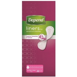 Depend Ultra mini slipové inkontinenčné vložky 22 ks