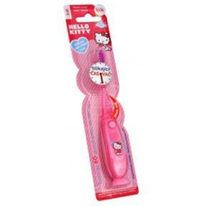 Hello Kitty blikajúca zubná kefka s prísavkou a časovačom