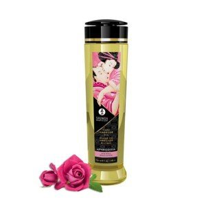 Shunga Masážny olej Erotic Masage Oil Rose 240 ml