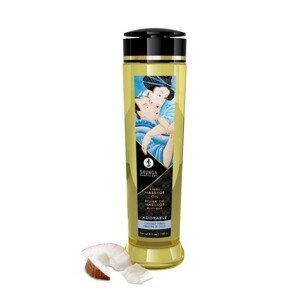 Shunga Masážny olej Erotic Massage Oil Adorable Coconut 240 ml