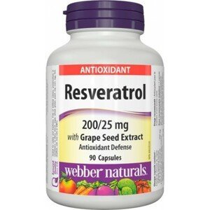 Webber Naturals Resveratrol 200 mg 90 kapsúl