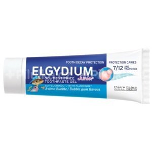 Elgydium JUNIOR gélová zubná pasta s fluorinolom pre deti s príchuťou žuvačky 1x 50 ml