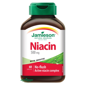 Jamieson Niacín 500 mg s inozitolom 60 tabliet