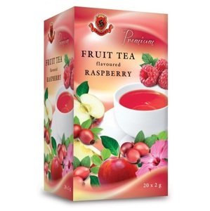 Herbex Premium ovocný čaj s príchuťou malina záparové vrecká 20 x 2 g