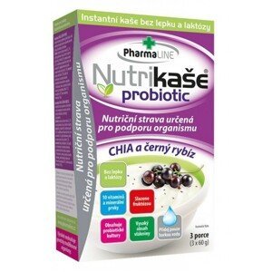 Nutrikaša probiotic - CHIA a čierna ríbezla 3x60 g